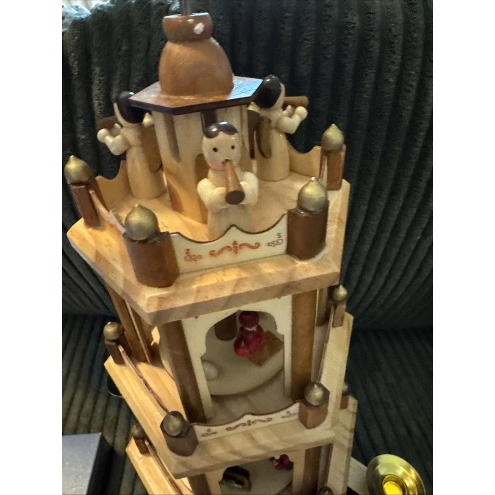 Weihnachts Pyramide 3 Tier Pyramid Christmas Nativity Carousel 18
